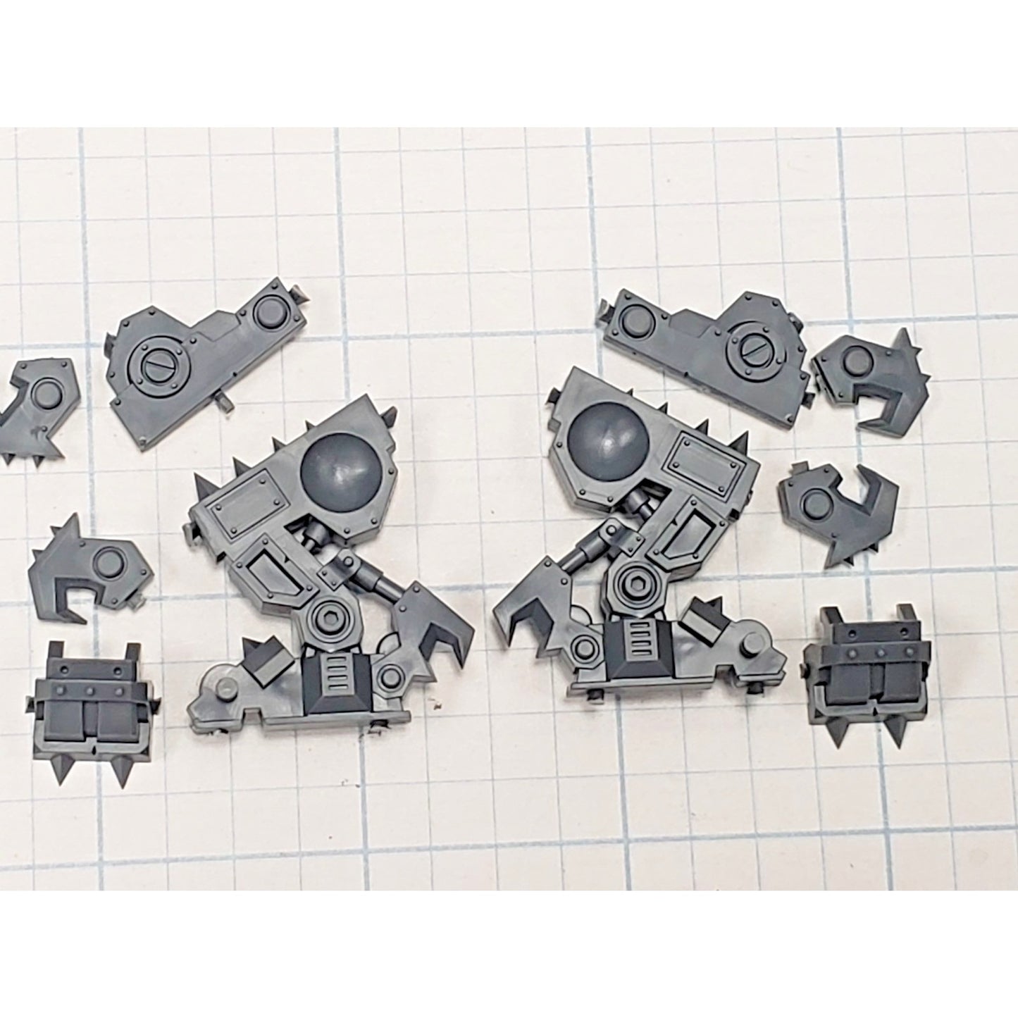 40k Ork Bits Deff Dread Armored Legs Set #14