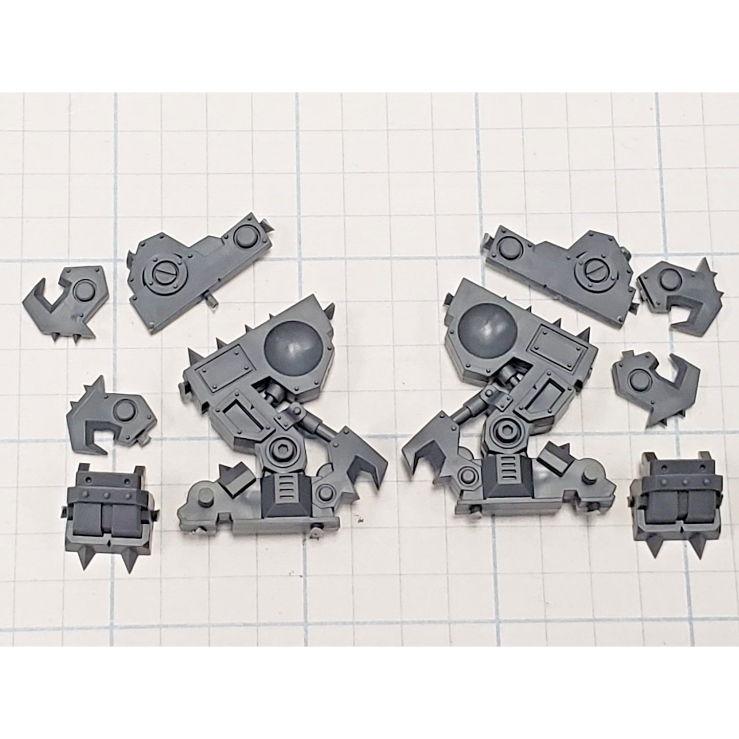 40k Ork Bits Deff Dread Armored Legs Set #14