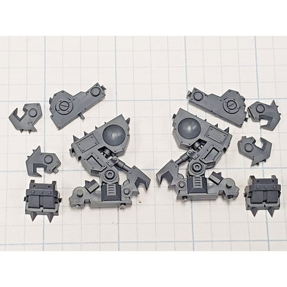 40k Ork Bits Deff Dread Armored Legs Set #14