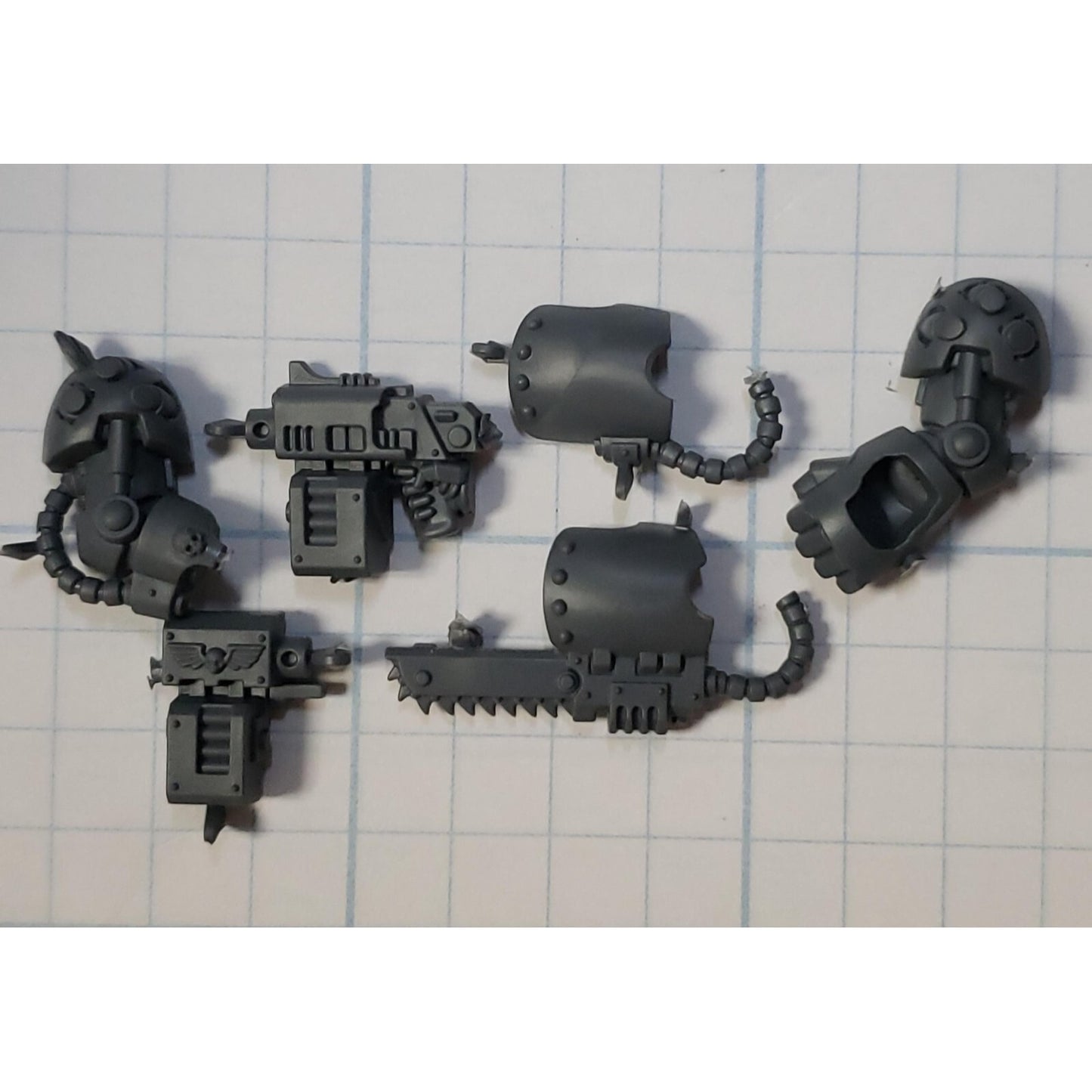 40k Space Marines Bits Terminator Squad Storm Bolter Chainfist Power Fist C49