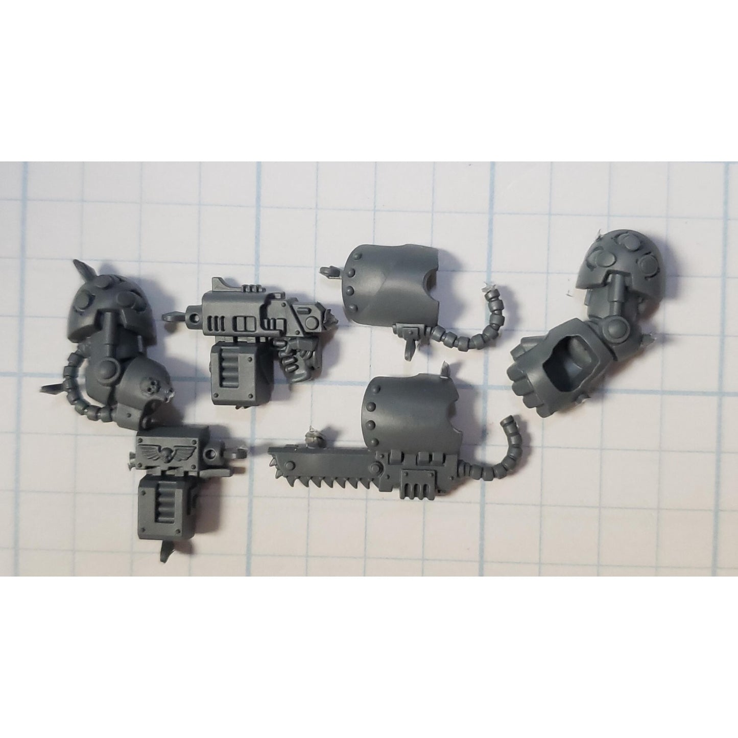 40k Space Marines Bits Terminator Squad Storm Bolter Chainfist Power Fist C49