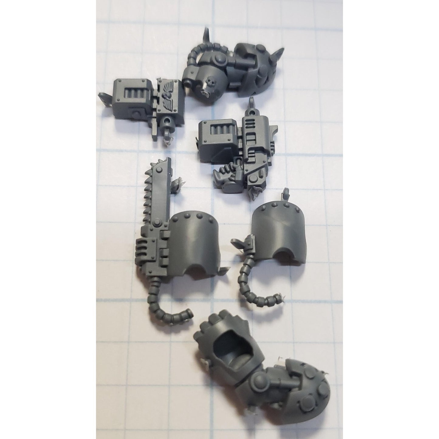 40k Space Marines Bits Terminator Squad Storm Bolter Chainfist Power Fist C49