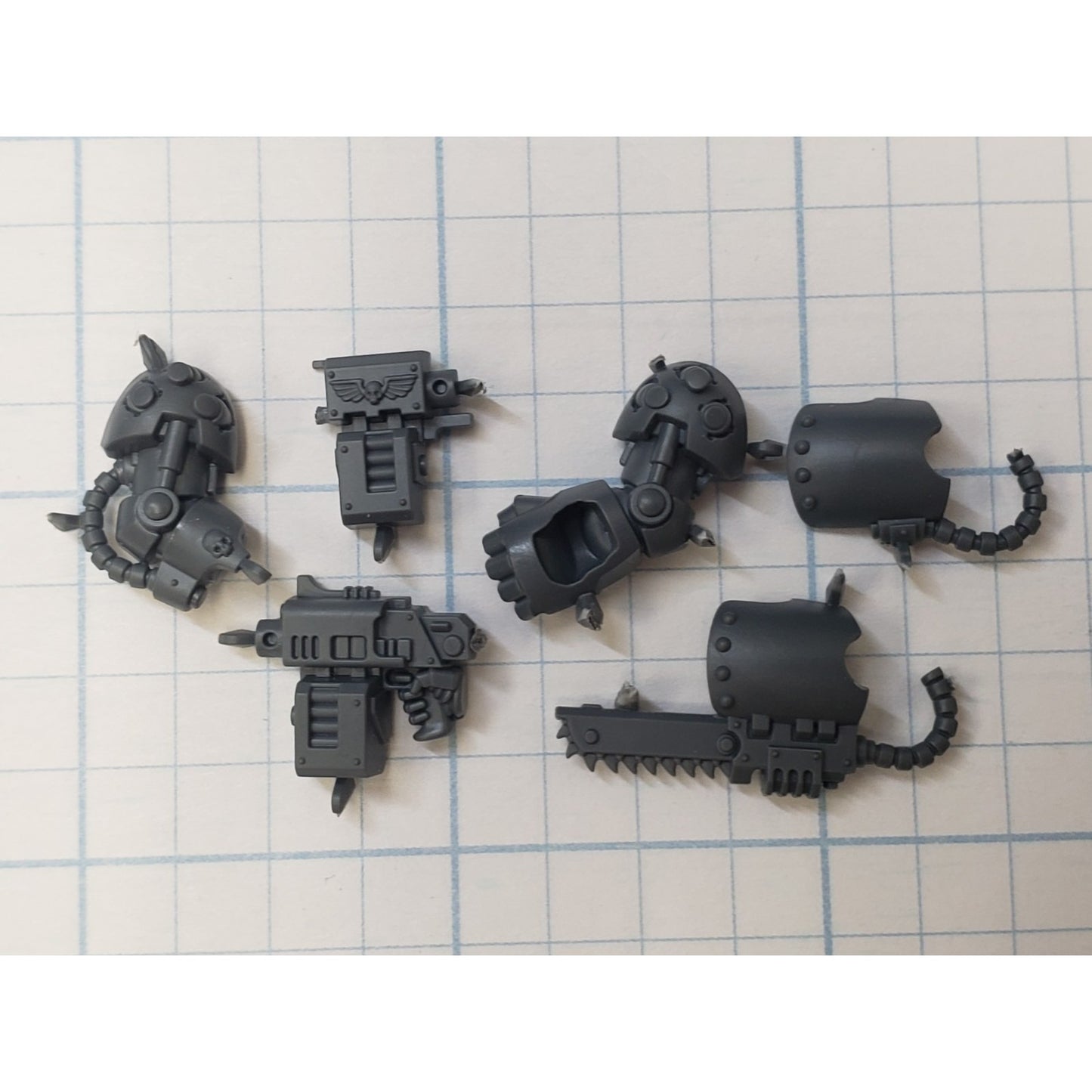40k Space Marines Bits Terminator Squad Storm Bolter Chainfist Power Fist C49