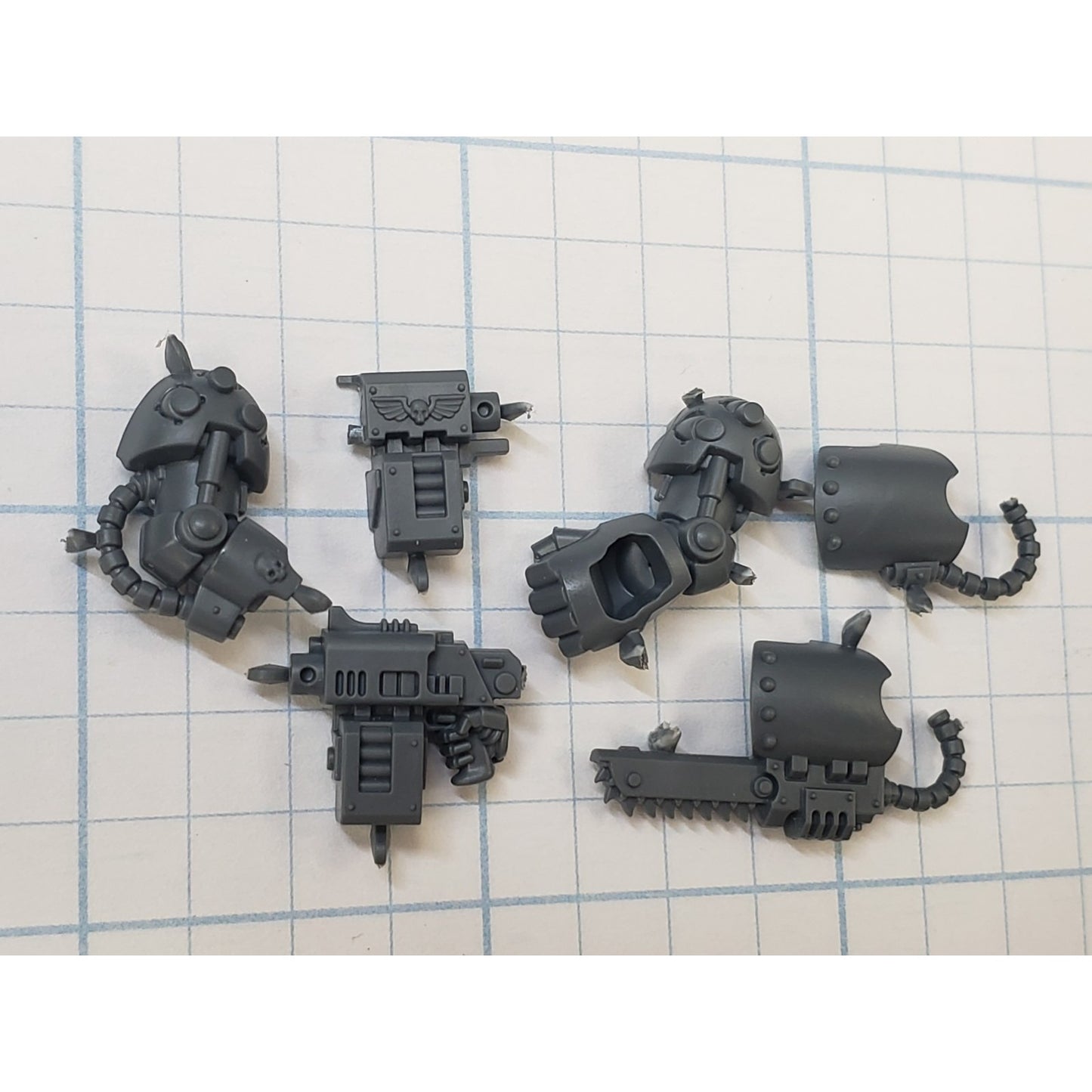 40k Space Marines Bits Terminator Squad Storm Bolter Chainfist Power Fist C49