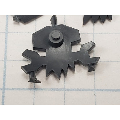 40k Ork Bits Deff Dread Skullz Heads Glyph Plates #74