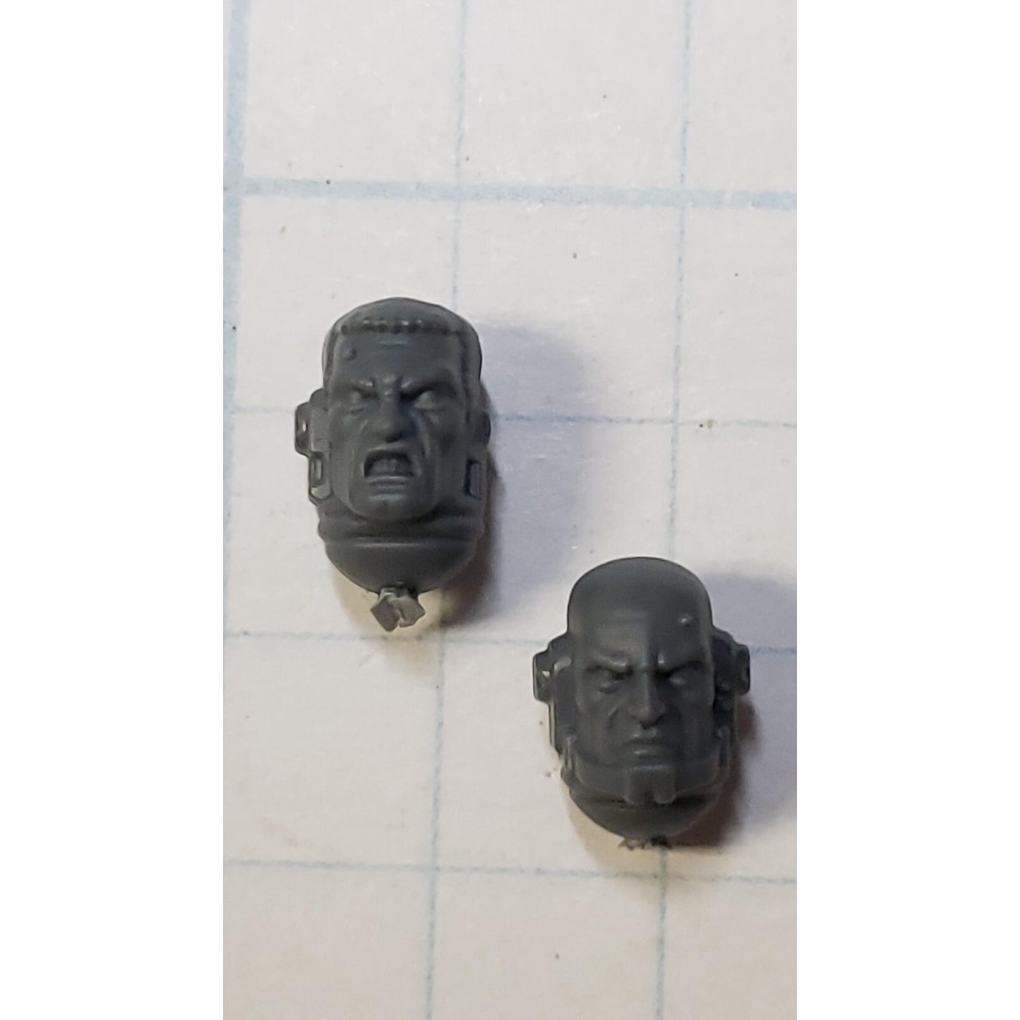 40K Space Marine Bits Primaris Intercessor Veteran Bare Heads #07