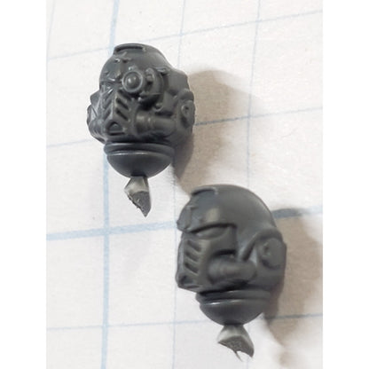 40k Dark Angels Bits Upgrade Primaris Veteran Sword Engraved Helmet Head x2 H17
