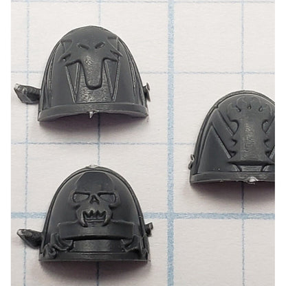 40k Space Wolves Bits Wolf Pack Wolf Guard Engraved Shoulder Pad x5 Set