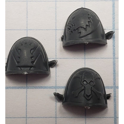 40k Space Wolves Bits Wolf Pack Wolf Guard Engraved Shoulder Pad x5 Set