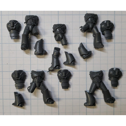 Warhammer 30K Space Marine Bits Mark 6 VI Tactical Squad Torso Leg Sets x5