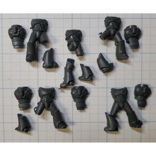 Warhammer 30K Space Marine Bits Mark 6 VI Tactical Squad Torso Leg Sets x5