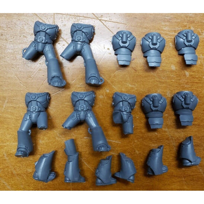 Warhammer 30K Space Marine Bits Mark 6 VI Tactical Squad Torso Leg Sets x5