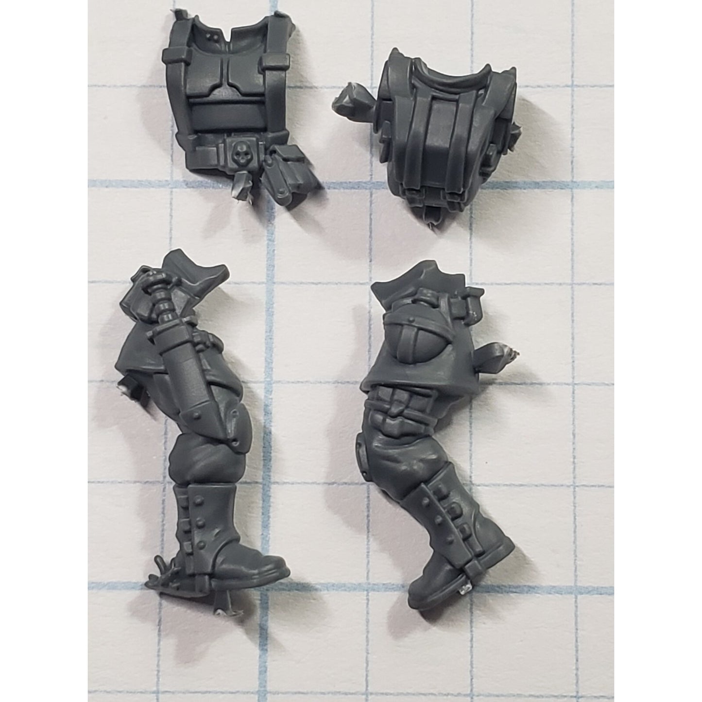 40k Astra Militarum Bits Cadian Shock Troops Torso Legs Set T26