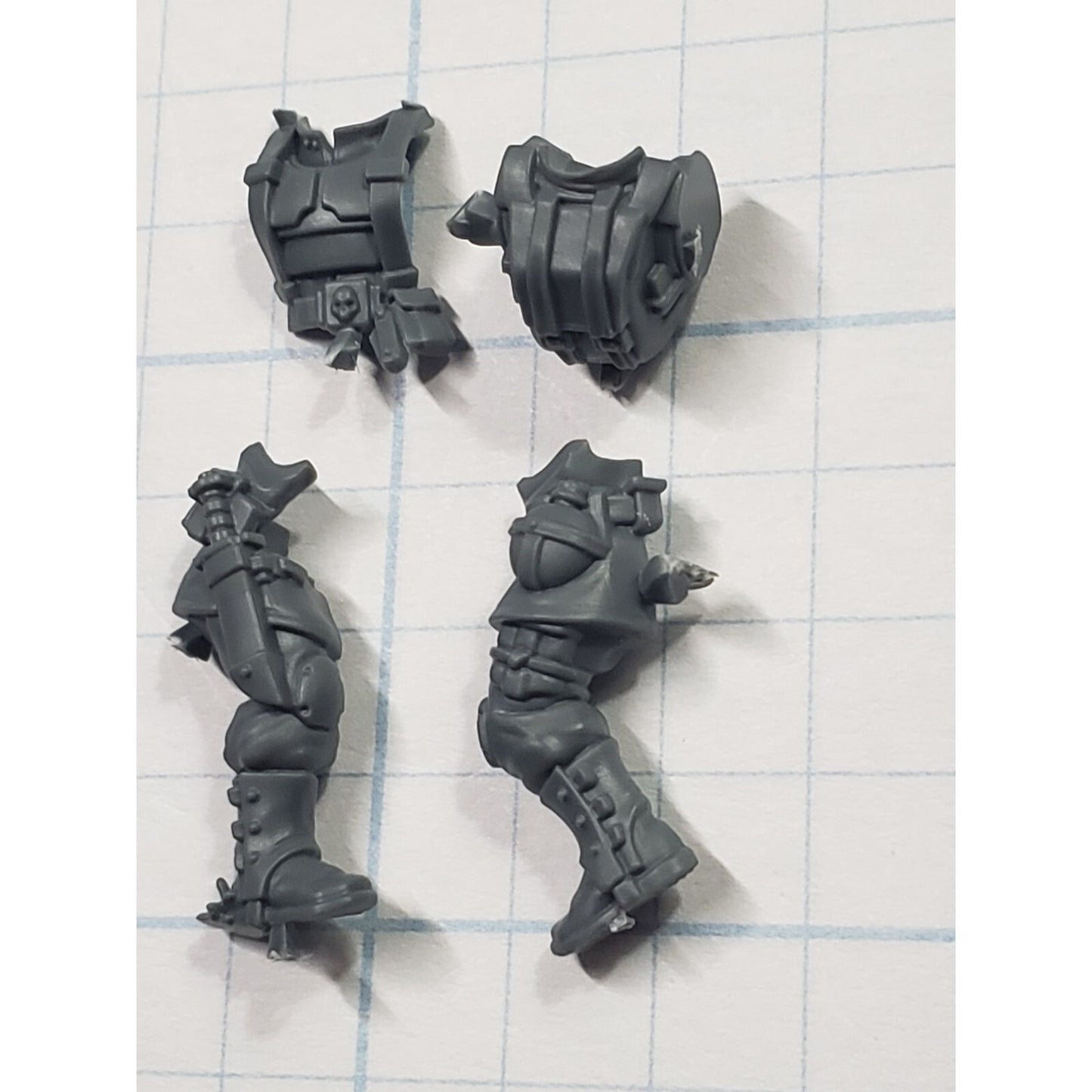 40k Astra Militarum Bits Cadian Shock Troops Torso Legs Set T26
