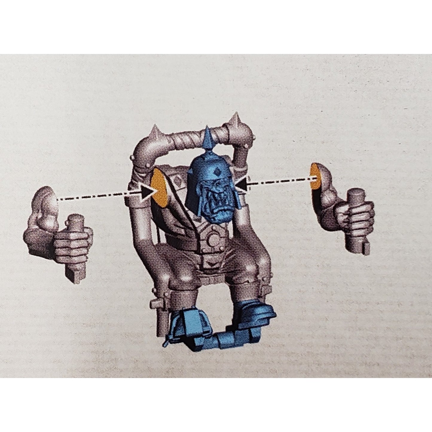 40k Ork Bits Trukk Boy Driver Pilot w Controls PL01