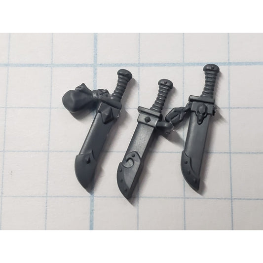 40k Space Wolves Bits Grey Hunters Relic Knives x3 RL03