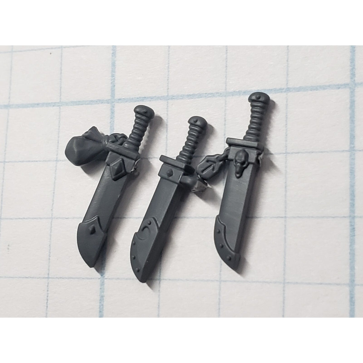 40k Space Wolves Bits Grey Hunters Relic Knives x3 RL03