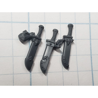 40k Space Wolves Bits Grey Hunters Relic Knives x3 RL03