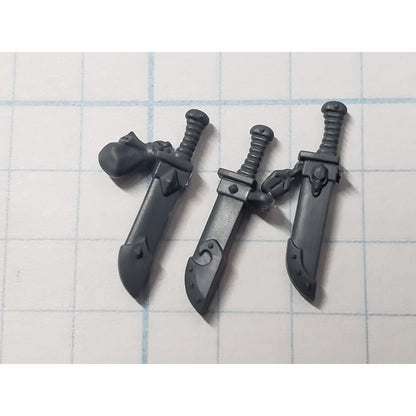 40k Space Wolves Bits Grey Hunters Relic Knives x3 RL03