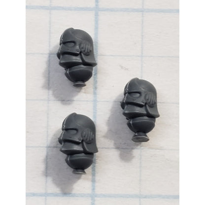 40K Adeptus Sororitas Bits Battle Sister Squad Engraved Helmet x3 #141