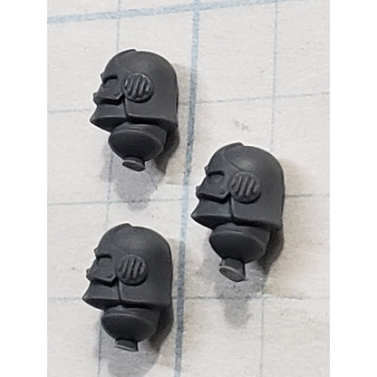 40K Adeptus Sororitas Bits Battle Sister Squad Engraved Helmet x3 #141