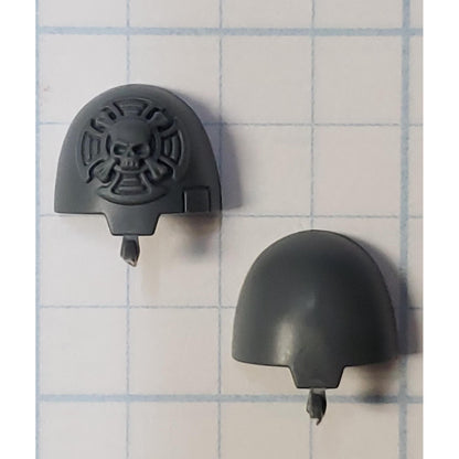 40k Space Marines Bits Terminator Squad Skull & Crux Shoulder Pads TR104