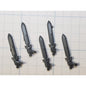 40k Deathwatch Bits Upgrade Crested Skull Relic Power Sword x5 Set