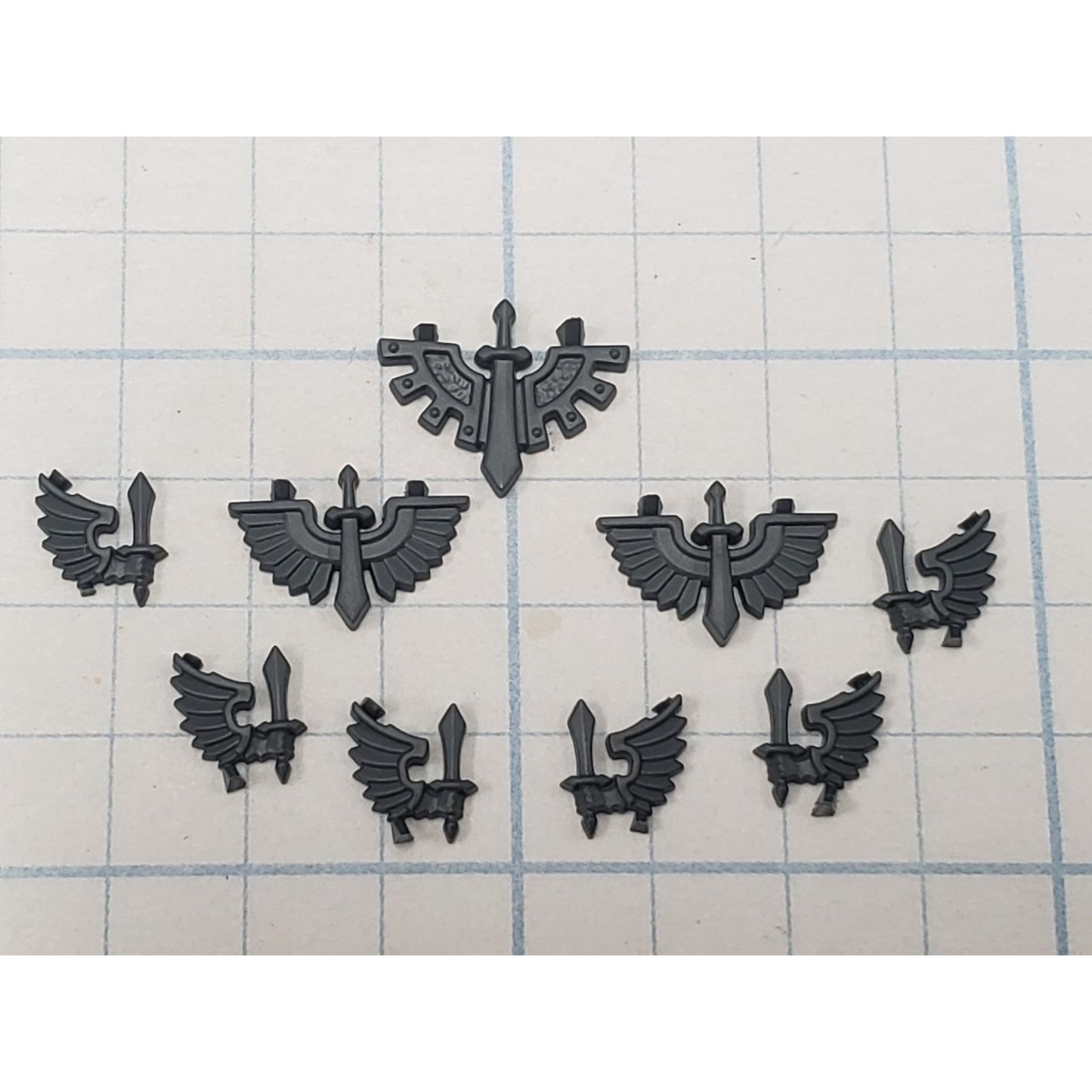 40k Dark Angels Bits Upgrade Winged Sword Ravenwing Vehicle Icons v34