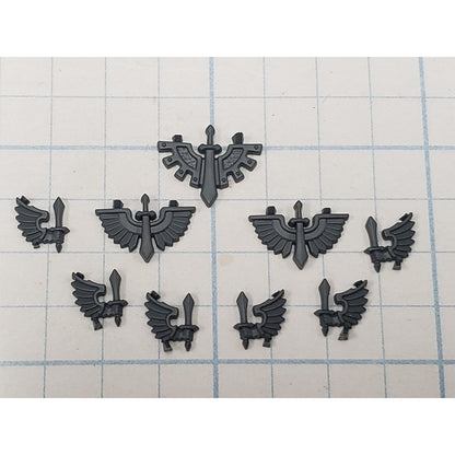 40k Dark Angels Bits Upgrade Winged Sword Ravenwing Vehicle Icons v34
