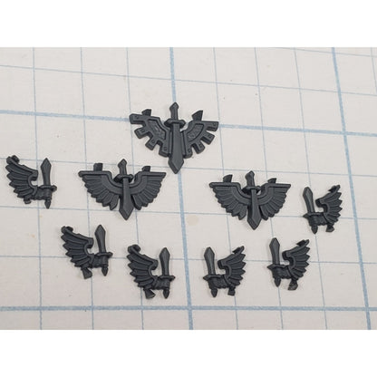 40k Dark Angels Bits Upgrade Winged Sword Ravenwing Vehicle Icons v34