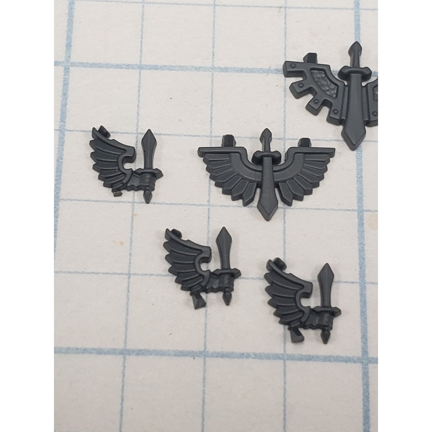 40k Dark Angels Bits Upgrade Winged Sword Ravenwing Vehicle Icons v34