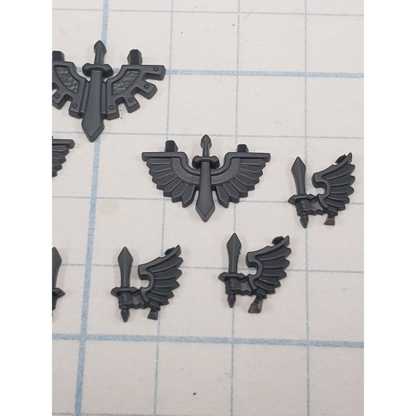 40k Dark Angels Bits Upgrade Winged Sword Ravenwing Vehicle Icons v34