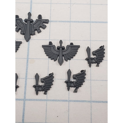 40k Dark Angels Bits Upgrade Winged Sword Ravenwing Vehicle Icons v34