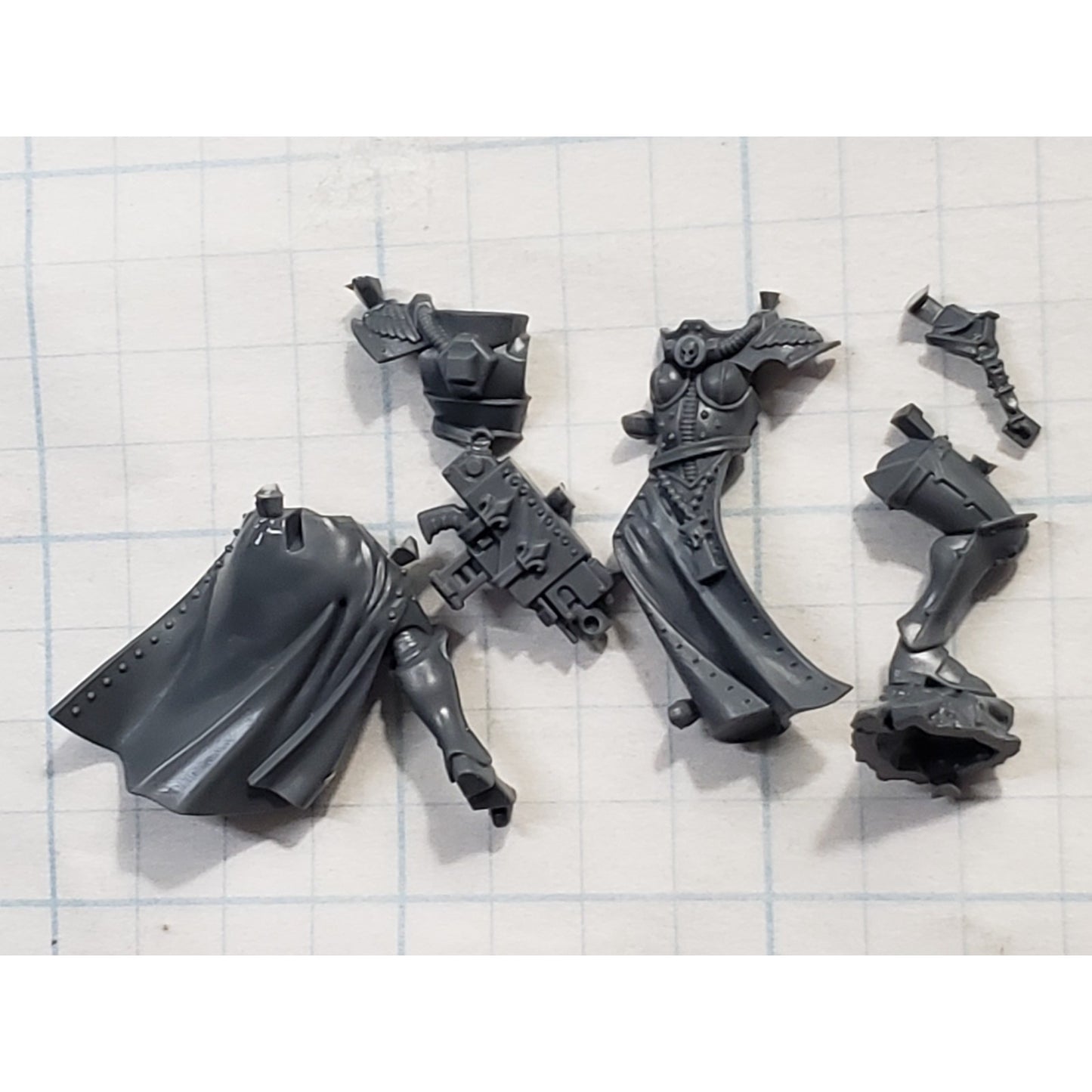 40K Adeptus Sororitas Bits Battle Sister Squad Robed Torso Legs Icon Bearer #17