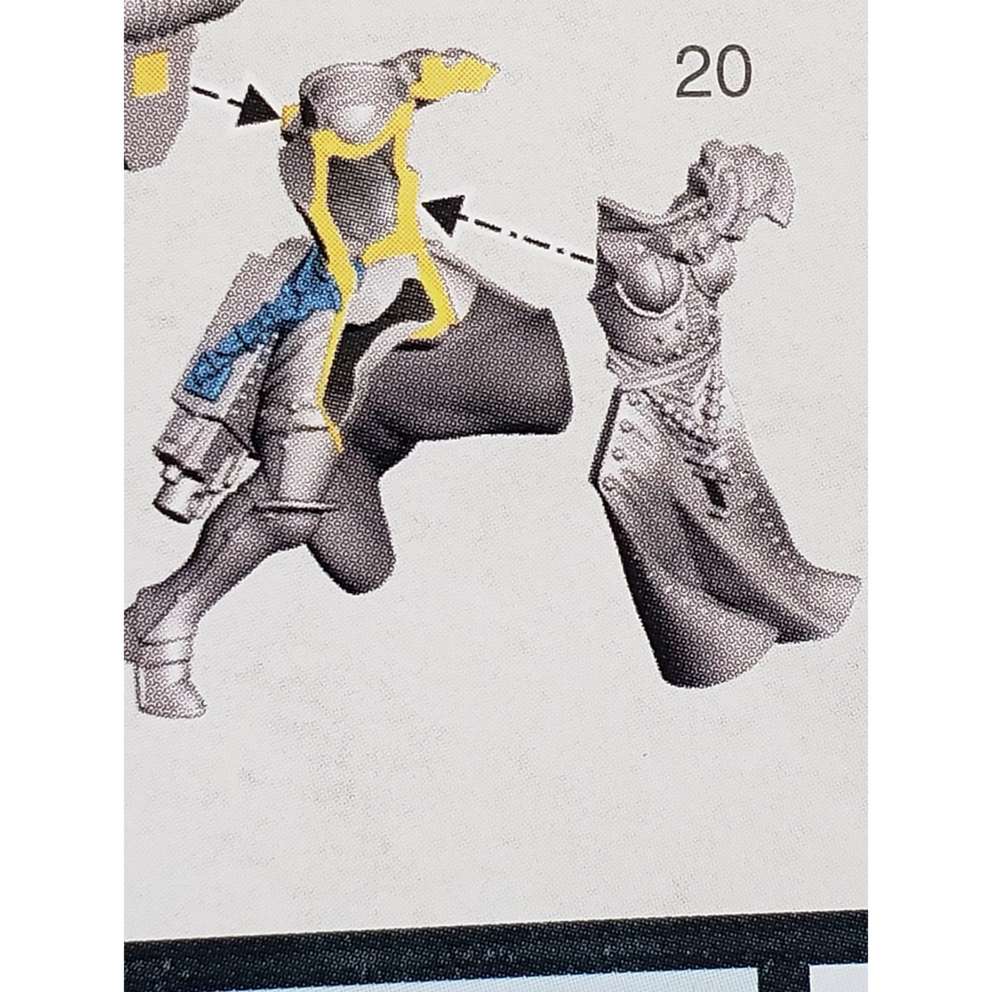 40K Adeptus Sororitas Bits Battle Sister Squad Robed Torso Legs Icon Bearer #17