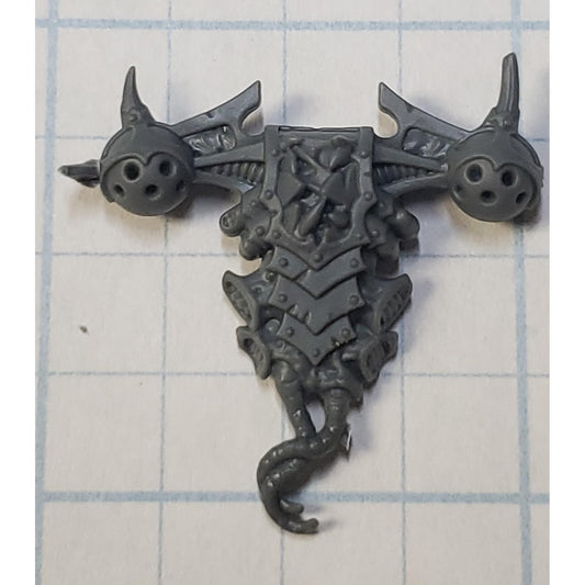40k Chaos Space Marine Bits Chosen Engraved Mutated Backpack #38