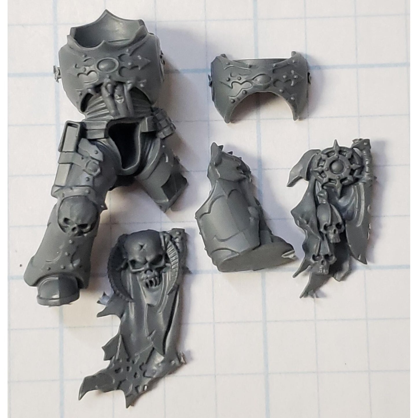 40k Chaos Space Marine Bits Chosen Champion Torso & Legs w/Options