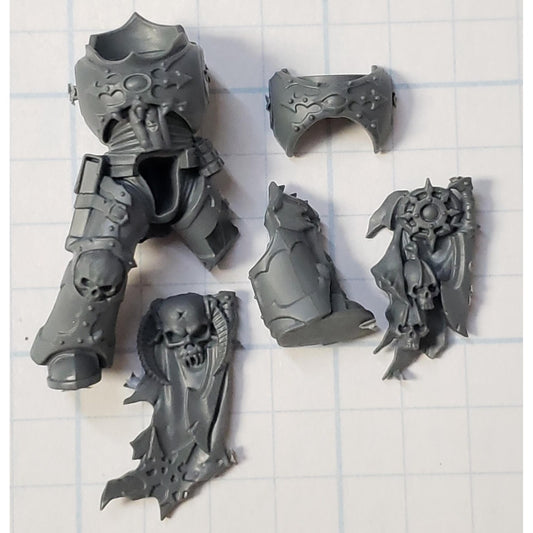 40k Chaos Space Marine Bits Chosen Champion Torso & Legs w/Options