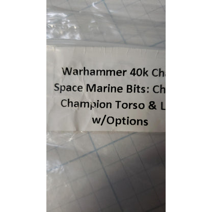 40k Chaos Space Marine Bits Chosen Champion Torso & Legs w/Options