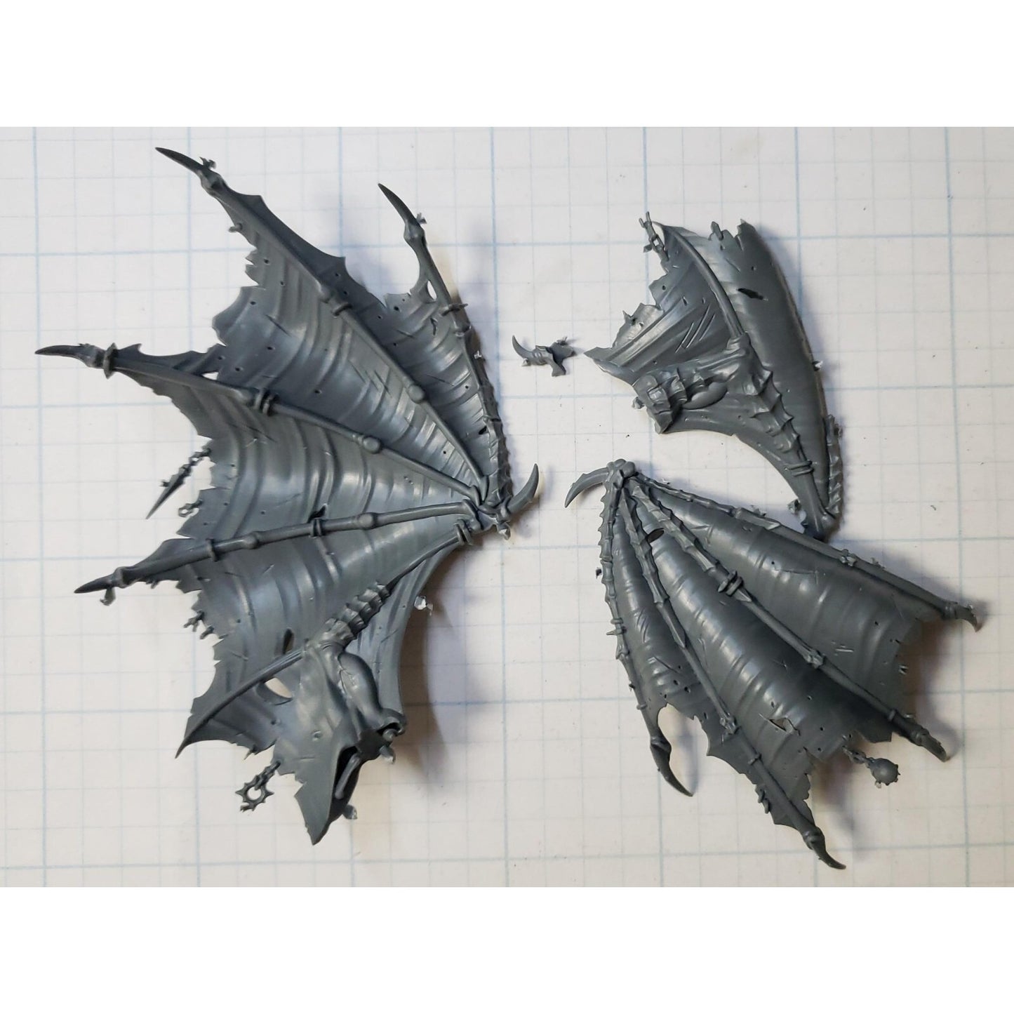 40k Chaos Space Marines Bits Daemon Prince Large Wings Set