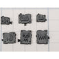 40k Ork Bits Deff Dread Teef Skullz Glyph Plates Set #42