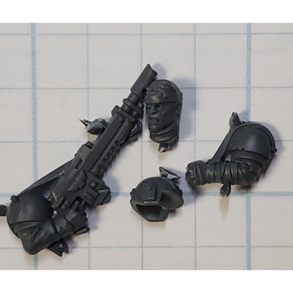 40k Astra Militarum Bits Cadian Upgrade Wounded Bandaged Trooper Set