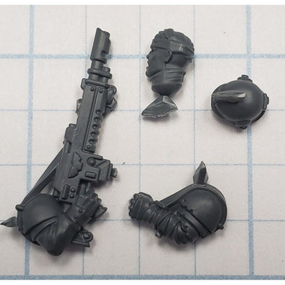 40k Astra Militarum Bits Cadian Upgrade Wounded Bandaged Trooper Set