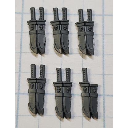 40K Space Marine Bits Infiltrator Incursor Phobos Knife Sheaths x6