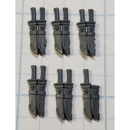 40K Space Marine Bits Infiltrator Incursor Phobos Knife Sheaths x6