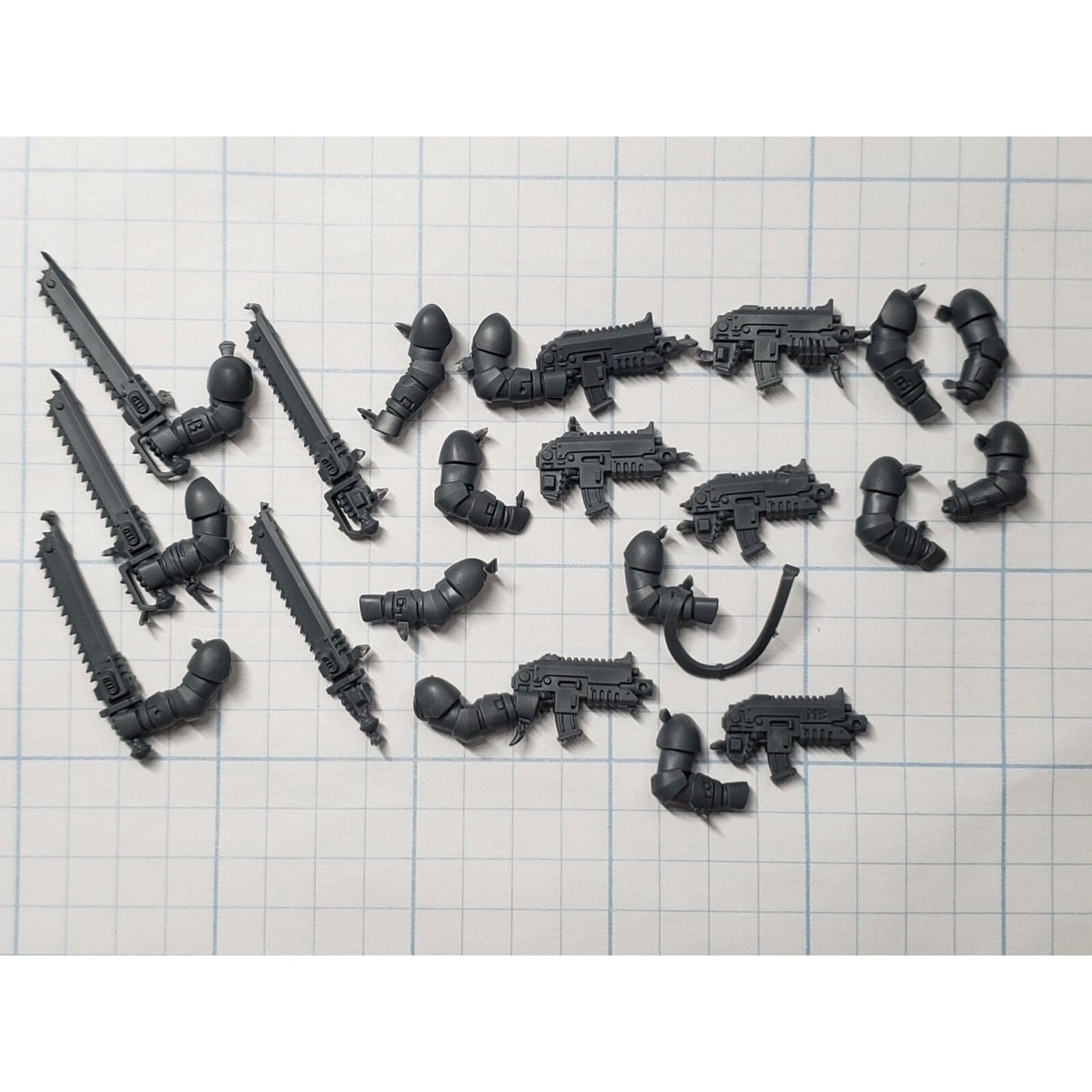 40k Space Wolves Bits Grey Hunters Bolter & Chainsword Set CS05