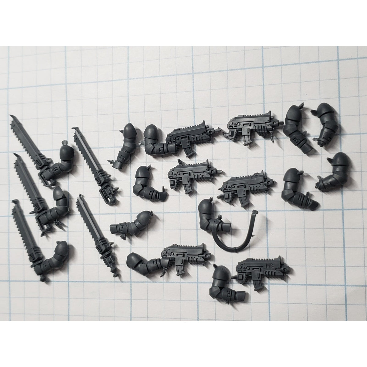 40k Space Wolves Bits Grey Hunters Bolter & Chainsword Set CS05