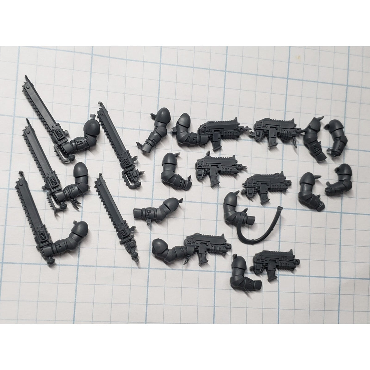 40k Space Wolves Bits Grey Hunters Bolter & Chainsword Set CS05