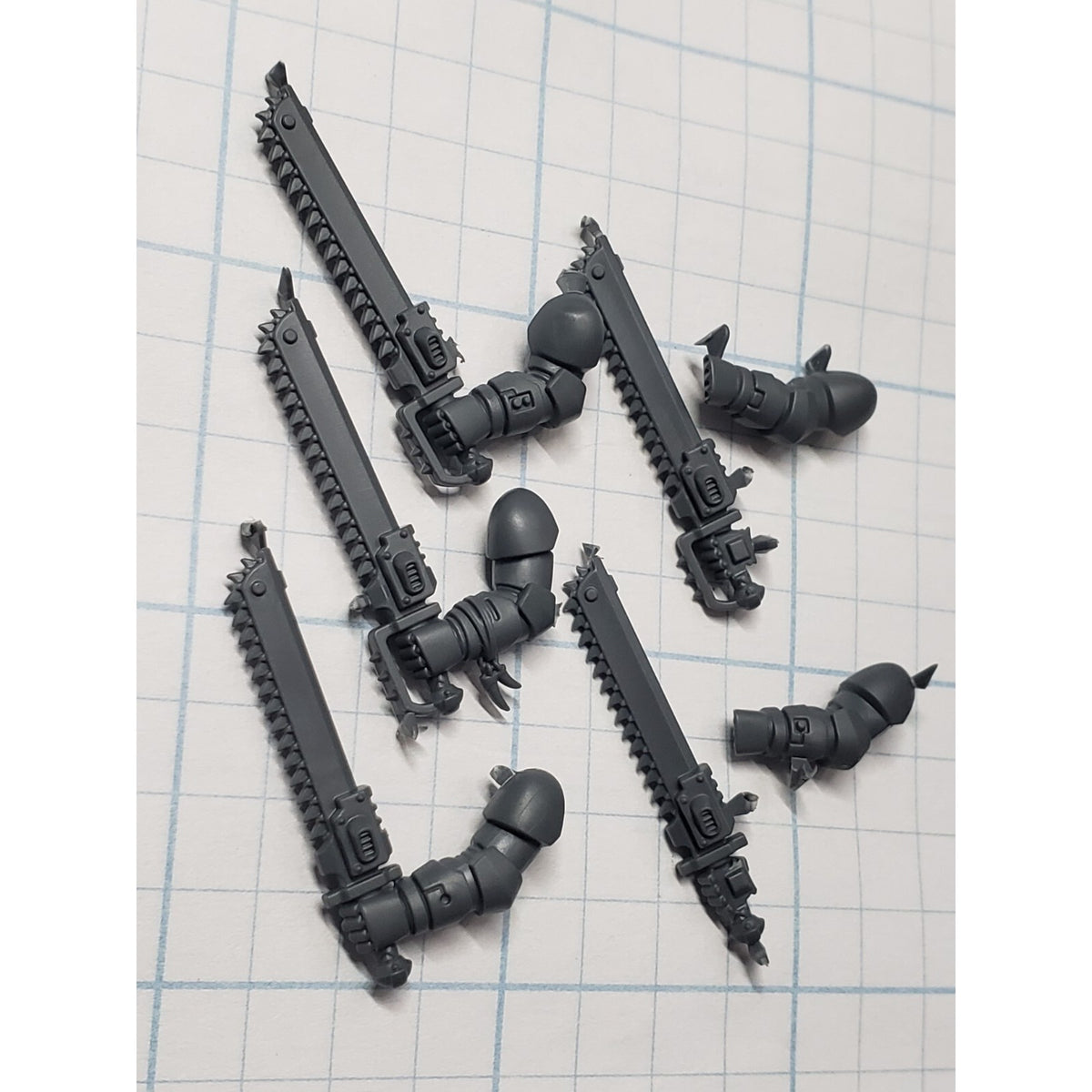 40k Space Wolves Bits Grey Hunters Bolter & Chainsword Set CS05
