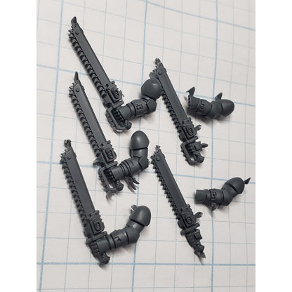 40k Space Wolves Bits Grey Hunters Bolter & Chainsword Set CS05